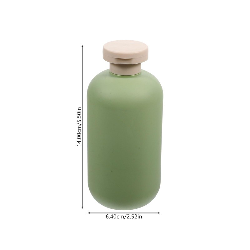 Beavorty 2pcs Squeeze Bottles with Flip Cap Leak Proof Toiletries