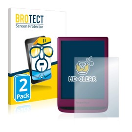 BROTECT Pack of 2 Screen Protectors Compatible with PocketBook Touch Lux 5 Screen Protector Ultra Clear