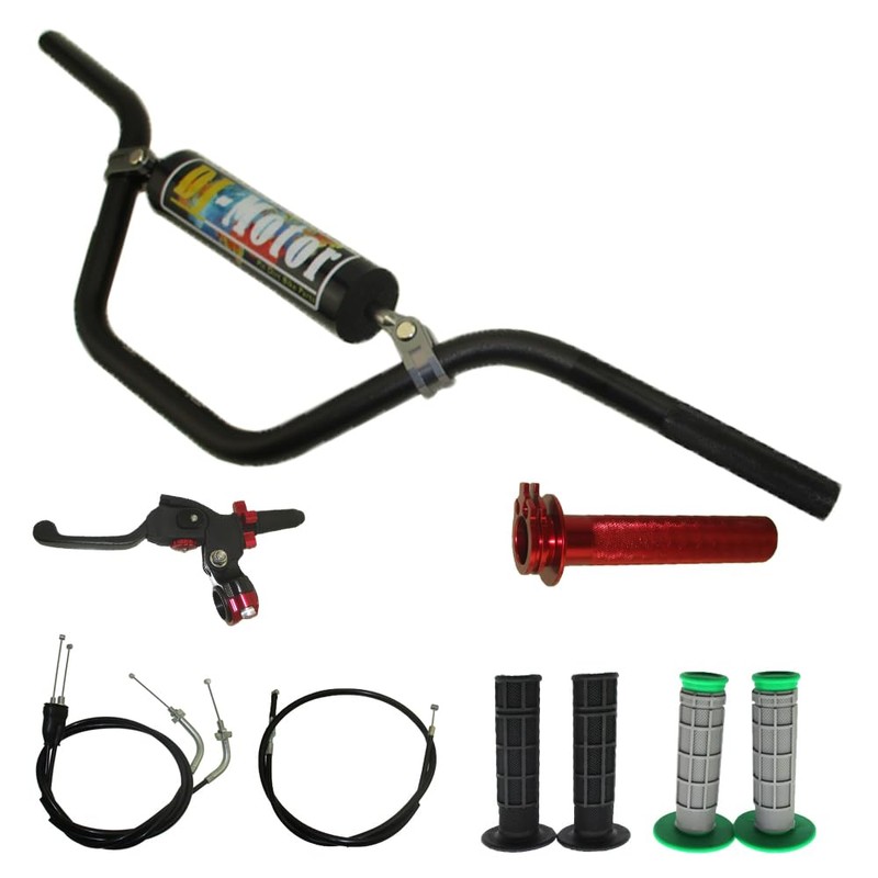 7/8" 22mm Aluminum 6061 Tall Handlebar With Handle Bar Pad
