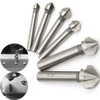 MALAYAS 3 flute 90° HSS Chamfer Cutter End Mill Drill