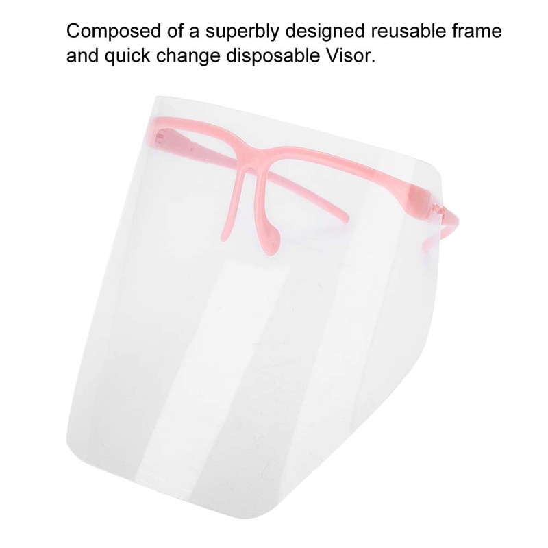 Face Shield Visor, Transparent Full Face Visor Resistant Dental Face