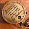 Ralph Waldo Emerson Quote Brass Compass Do not go Poem