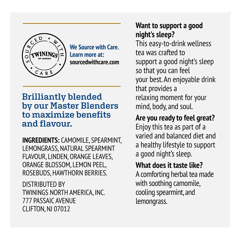 Twinings of London Sleep Nightly Calm Single Serve K-Cup Pods