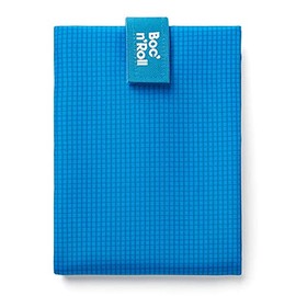 Roll'eat ® Reusable Sandwich Bag | Sandwich Container | Eco Friendly Food Bag | Reusable and Washable Sandwich Wrap | Blue Color - Boc'n'Roll Active