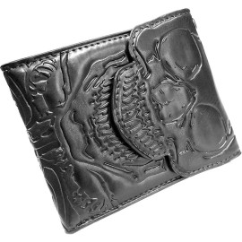 kreepsville 666 Men's Kreepsville Skull Ribcage Bi Fold Wallet