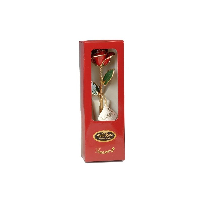 24k Gold Rose - Real Rose Dipped in Gold (Bright