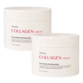 (2ea) Foodaholic Intensive Collagen Cream 100ml/Moisture Cream Skin Barrier Wrinkle Improvement Elasticity Care / (2개)푸드어홀릭 인텐시브 콜라겐 크림 100ml수분크림 피부장벽 주름개선 탄력케어