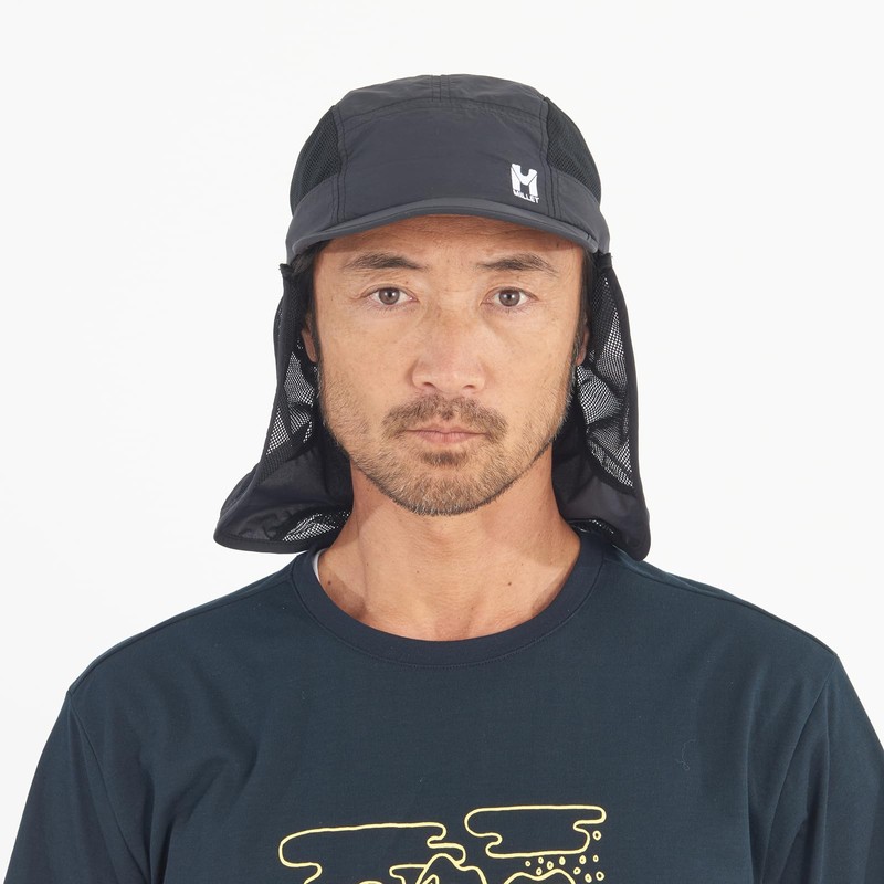 Millet MIV03235 Hat, Sunshade Mesh Cap, NEW LOGO, Free size
