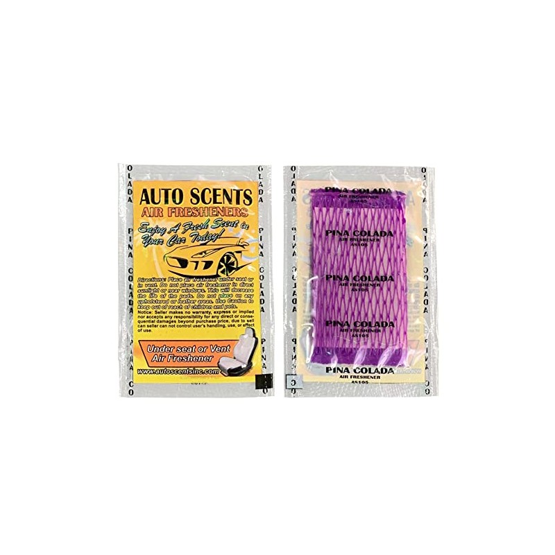 Individually Wrapped - Professional Car Air Freshener Pads - Remove