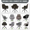Cugasmaru Mushroom Office Chair Covers Stretchable-Slipcovers for Swivel Club Chairs