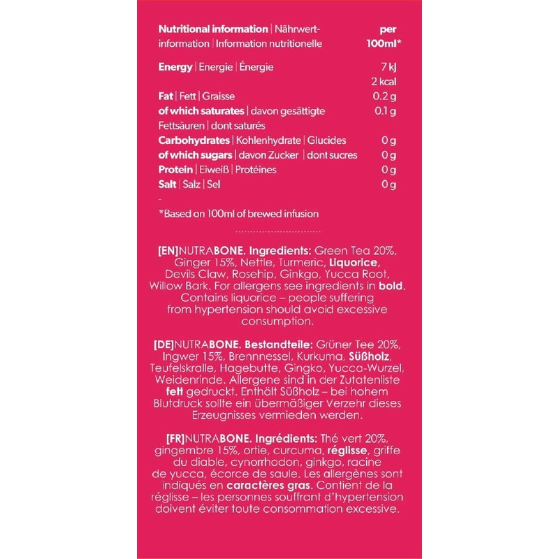 NUTRABONE - Bone Health Tea | Bone Strength Tea -