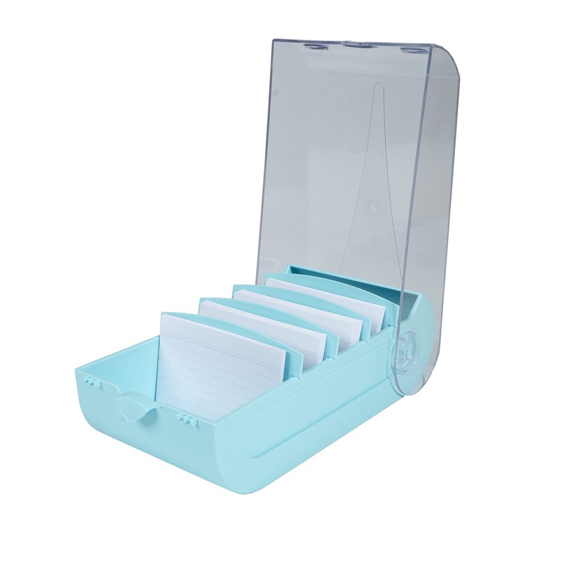 Exacompta Bunnybox 5346323D Flashcard File Pastel Green DIN A7 Landscape