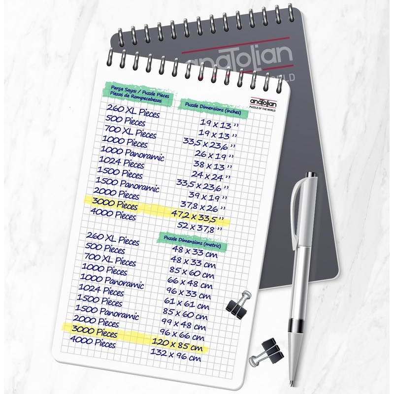 Anatolian Puzzle - Tree of Life, 3000 Piece Jigsaw Puzzle,