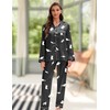 EPLAZA Silk Pajamas for Women Satin Pajamas Set 5 Pcs