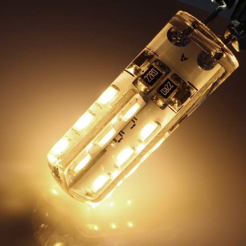 Rayhoo 10pcs G4 LED Bulbs JC Bi-Pin Base Lights 1.5W