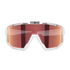 Bliz Women's and Men's Sunglasses Fusion Matt White-Smoke with Red Multi One Size