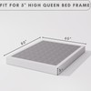 Hunlostten Box Spring Cover Queen, Soft Fabric Queen Bed Skirt,