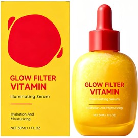 Sérum de vitamina C; sérum facial iluminador y aclarante de cosmética coreana con 4 % de niacinamida y ácido tranexámico (TXA). Atenúa las manchas oscuras, mejora el tono desigual y ofrece cuidado antiedad e hidratante para mujeres. (1 botella)
