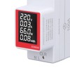 AC Digital Display Meter Rail Type Power Voltmeter Energy Reset