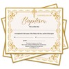 Baptism Certificates for Church - 8 x 10 Inches Blank