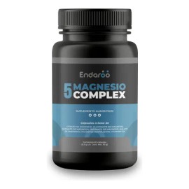 Magnesio Complex ENDAROO con 5 Tipos de Magnesio, Colágeno Hidrolizado y Vitamina D3 en Cápsulas
