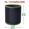 Growerz Round GrowPotz 11-Litre 5pcs High Strength Grow Bag