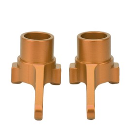 Aluminum Alloy Knuckle Arm Uprights Steering Cup (L/R) for KYOSHO 4WD Optima Maxima RC CarYellow
