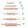YYST Rolling Pin Holder Rolling Pin Display Rack Storage -