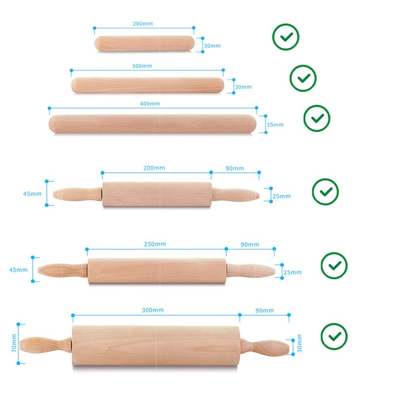 YYST Rolling Pin Holder Rolling Pin Display Rack Storage -
