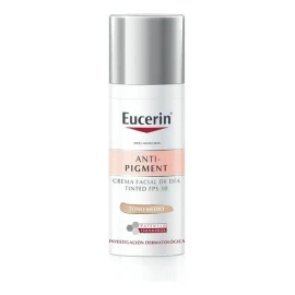 Eucerin Crema Facial Día Fps Anti Pigment Tono Medio Momento Aplicación Tipo Piel Sensible