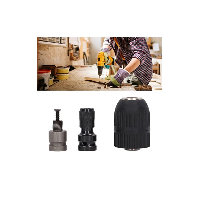 Impact Driver Drill Chuck, Self-Locking Keyless Chuck, Electric Impact Wrench,