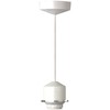 MK Ceiling Accessories 1199 WHI 230mm Pendant Set Low Energy