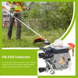 Wondrify C1Q-S225 Carburetor for Stihl HS81 HS81R HS81RC HS81T HS81TZ HS81RCE HS81TCE HS86T HS86R HS86RZ Hedge Trimmer Replace 4237 120 0618