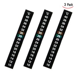 XLKJ Pack of 30 Aquarium Thermometers, Digital Temperature Stickers, Thermometer Strips, Aquarium