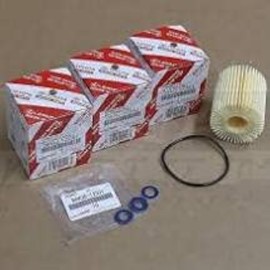 GENUINE TOYOTA OEM OIL FILTER + DRAIN PLUG WASHER 3PC 04152-YZZA3 / 90430-12031