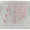 Lovely Pink Receiving Storage Cabinets Box With Multi-layers And Pink