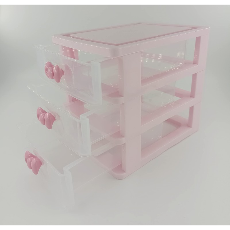 Lovely Pink Receiving Storage Cabinets Box With Multi-layers And Pink
