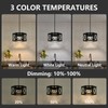 XSDeTu 2 Pack Rechargeable Battery Operated Pendant Lights, Modern Farmhouse
