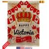 Victoria Day Burlap House Flags Pack Regional Canada Canadian Territories