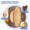 Cowboy Hat Rack(12Pack) - Wide Brimmed Organizer - Strong Adhesive