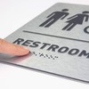 Mechanical Room Sign - ADA Compliant Utility Sign, Raised Letters,