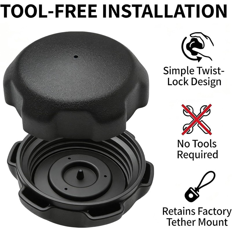 709000868 Fuel Tank Gas Cap Compatible with 2018-Up Can Am