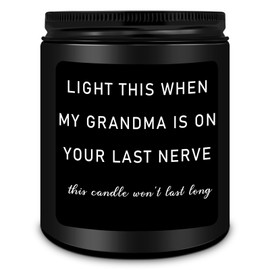 HOMSOLVER Gifts for Grandpa, Grandpa Birthday Gifts from Grandkids, Grandpa Christmas Thaksgiving Gifts, Grandpa Fathers Day Anniversary Retirement Gifts from Grandkids - Grandpa Candles Gifts