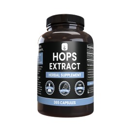 Pure Original Ingredients Hops Extract (365 Capsules) No Magnesium Or Rice Fillers, Always Pure, Lab Verified