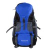 50L Waterproof Bag Camping Climbing Outdoor Travel Hiking Backpack Blue