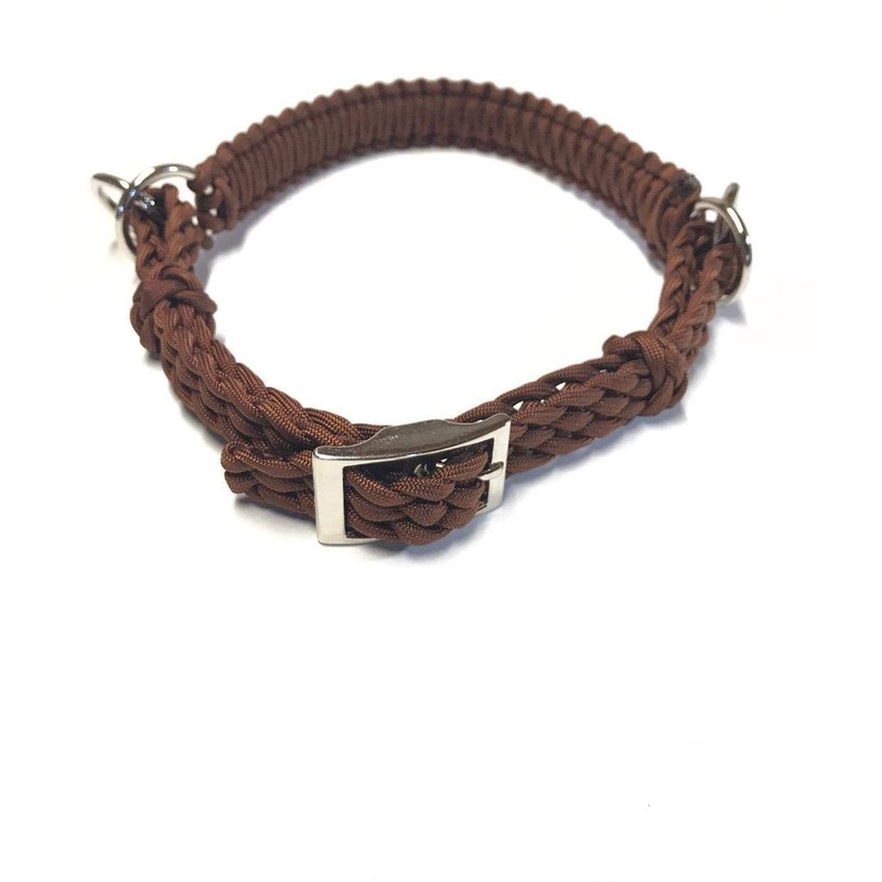 chocolate Brown side pull hackamore with a whoa bitless bridle