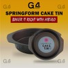 G4GADGET G4GADGET 2Pack X 8 Inch Steel Cake Tin Round