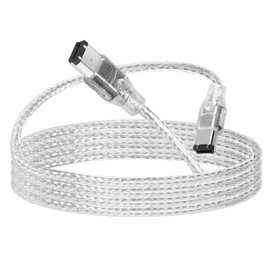 Herfair FireWire IEEE 1394B Cable,6 Pin to 6 Pin Male to Male Cord,Data Transfer Adapter,FireWire 400 DV iLink Converter for Laptop to Camcorder,DV Camera to Computer Cable 1.8m