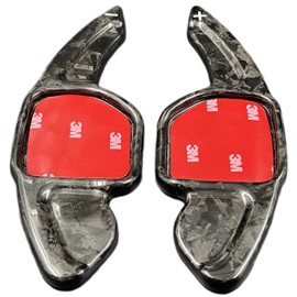 H-Customs DSG Shift Paddle Forged Carbon Compatible with A3 S3 RS3(2013+) A4 S4 RS4(2012+) A5 S5 RS5(2012+) A6 S6 RS6(2012+) A8 S8(2012+) Q5 Q7 R8(2 012+) type. A