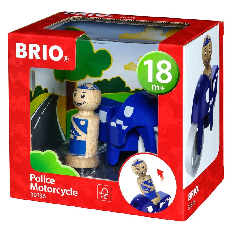 BRIO Police Motorcycle 30336 